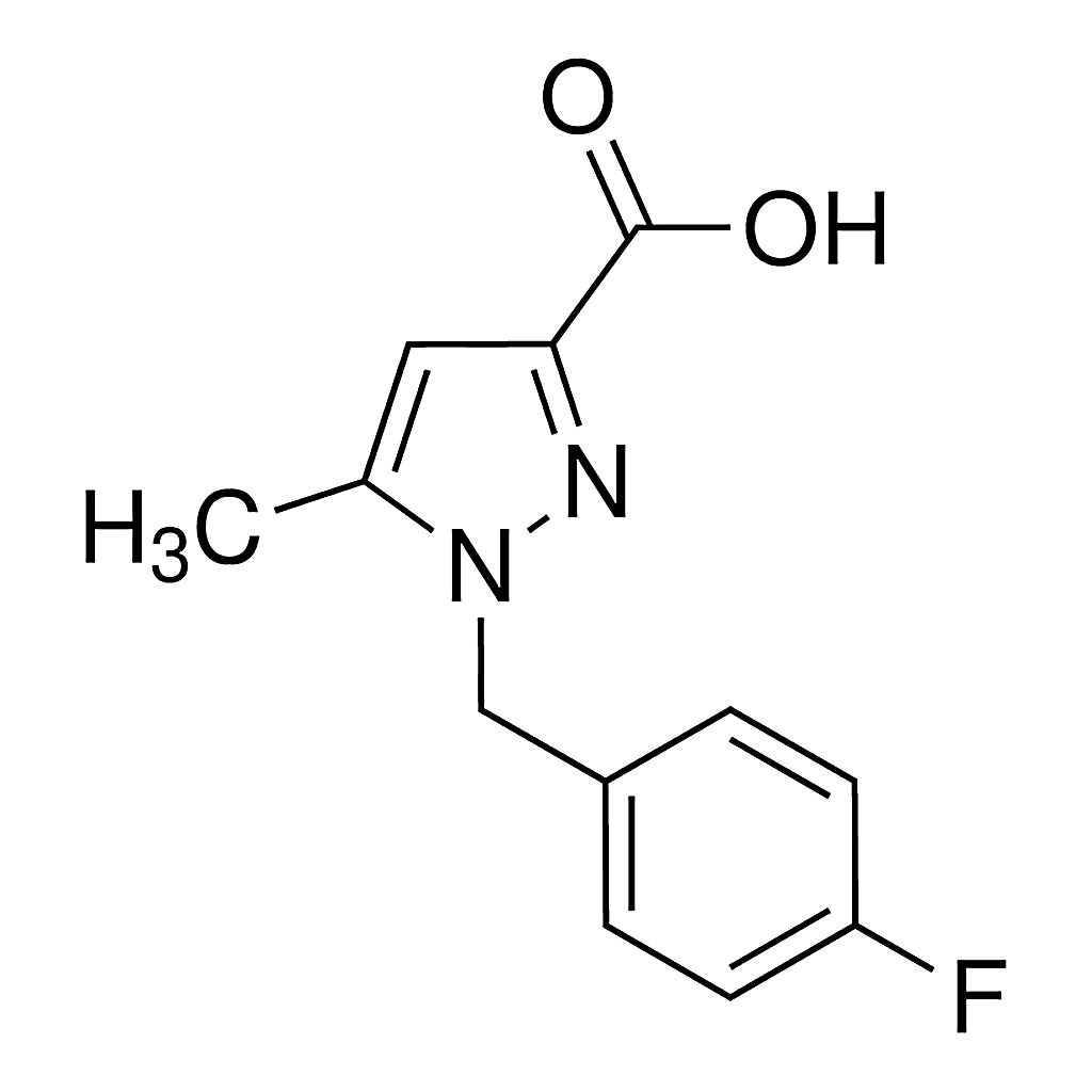 Merck 1-(4-Fluorobenzyl)-5-methyl-1H-pyrazole-3-carboxylic acid