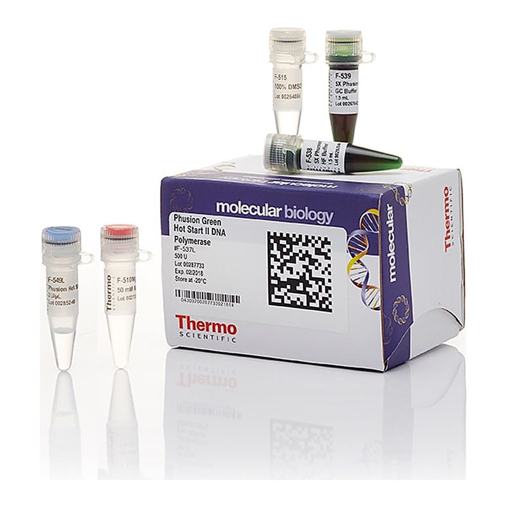 Thermo Fisher Scientific Phusion Green Hot Start II High-Fidelity DNA Polymerase (2 U/&mu;L), 500 units