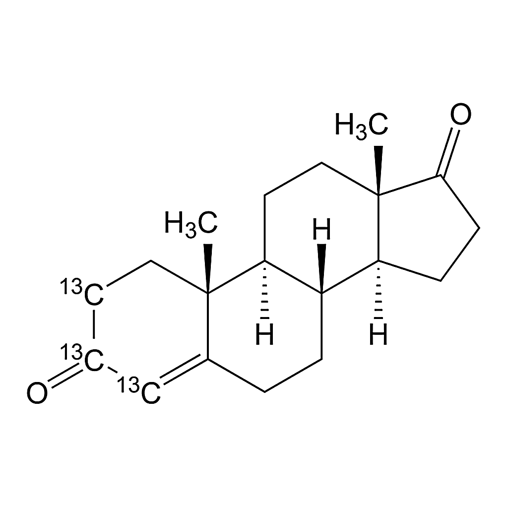 Merck 4-Androstene-3,17-dione-2,3,4-13C3 solution