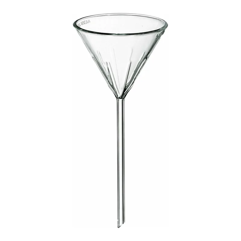 Thermo Fisher Scientific PYREX 60° Angle Fluted Funnel with Long Stem