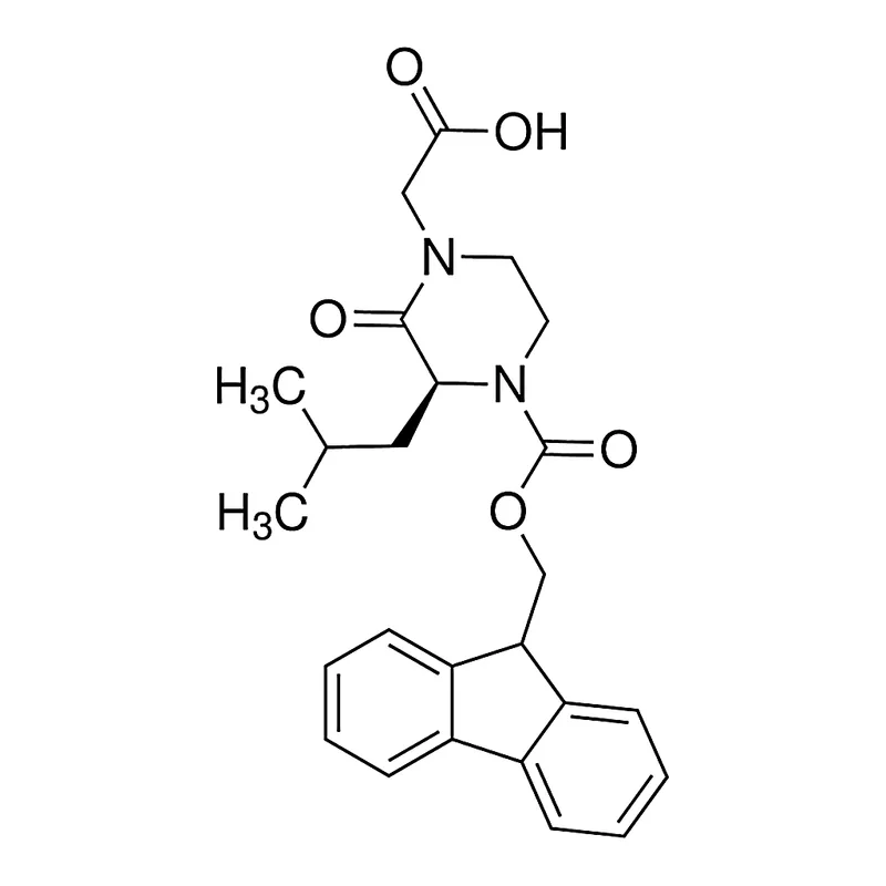 Merck (3S)-4-Fmoc-1-carboxymethyl-3-isobutyl-piperazin-2-one