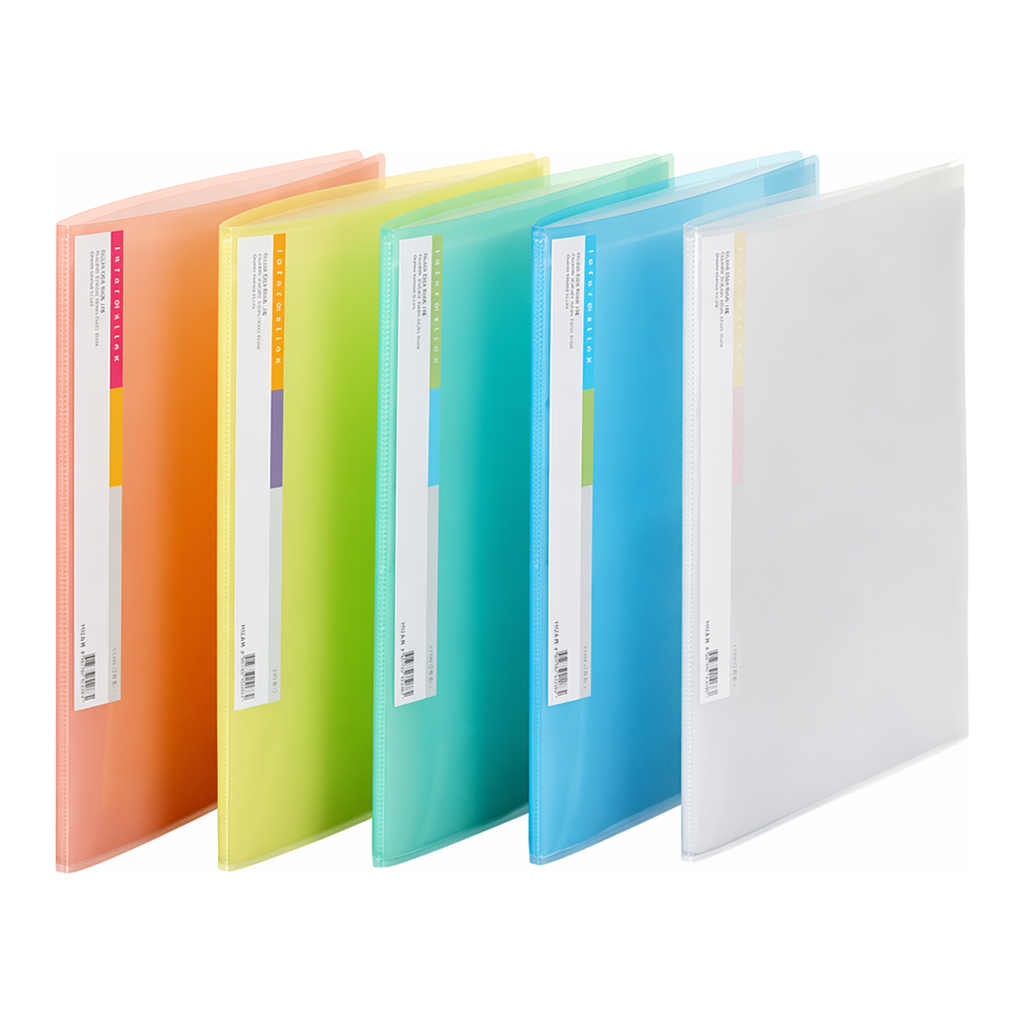 OFFICENEX 문화 투명PP 클리어화일 10매(A4/노랑/F428-74)