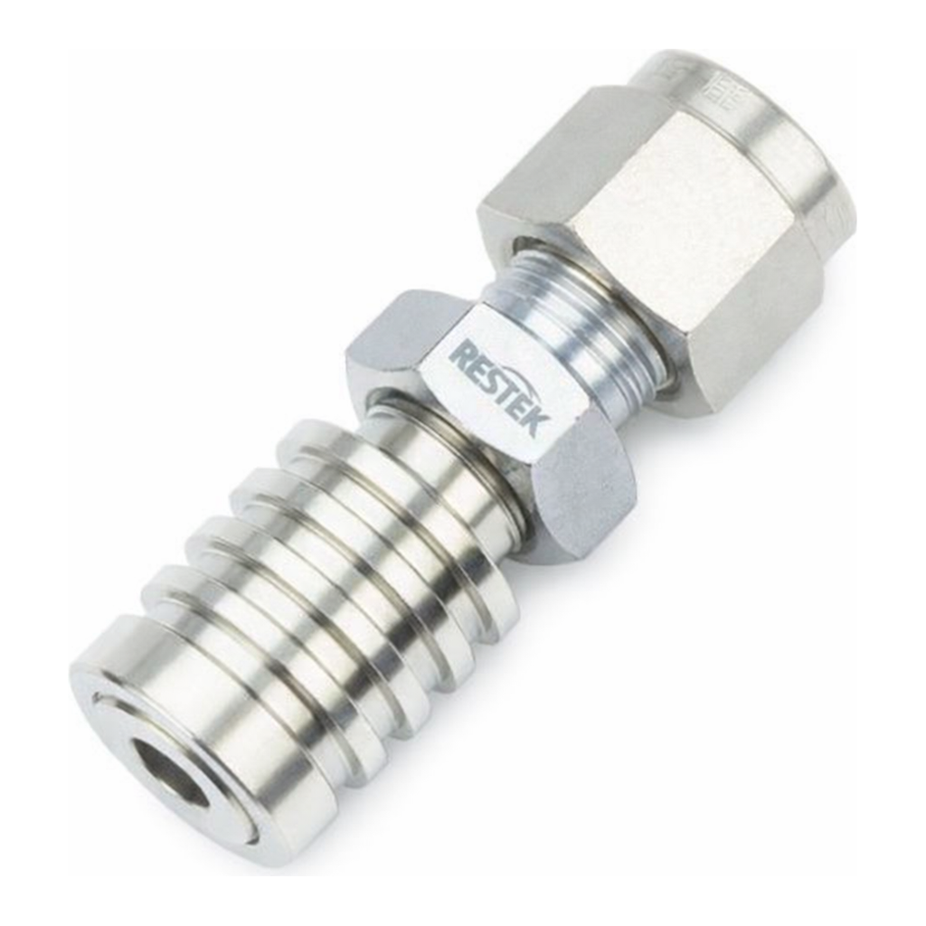 Restek RAVEqc Female x 1/4" Compression Siltek treated