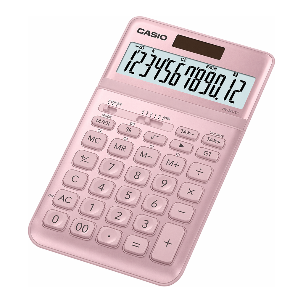 OFFICENEX 카시오 계산기(JW-200SC-PK/핑크)