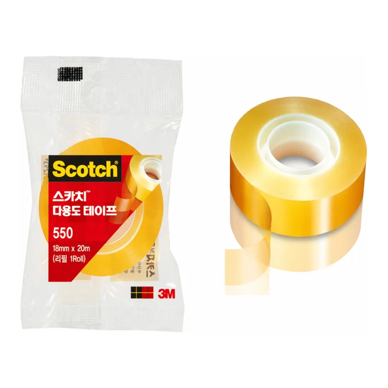 OFFICENEX 3M 스카치다용도테이프리필 550(18mmx20M)