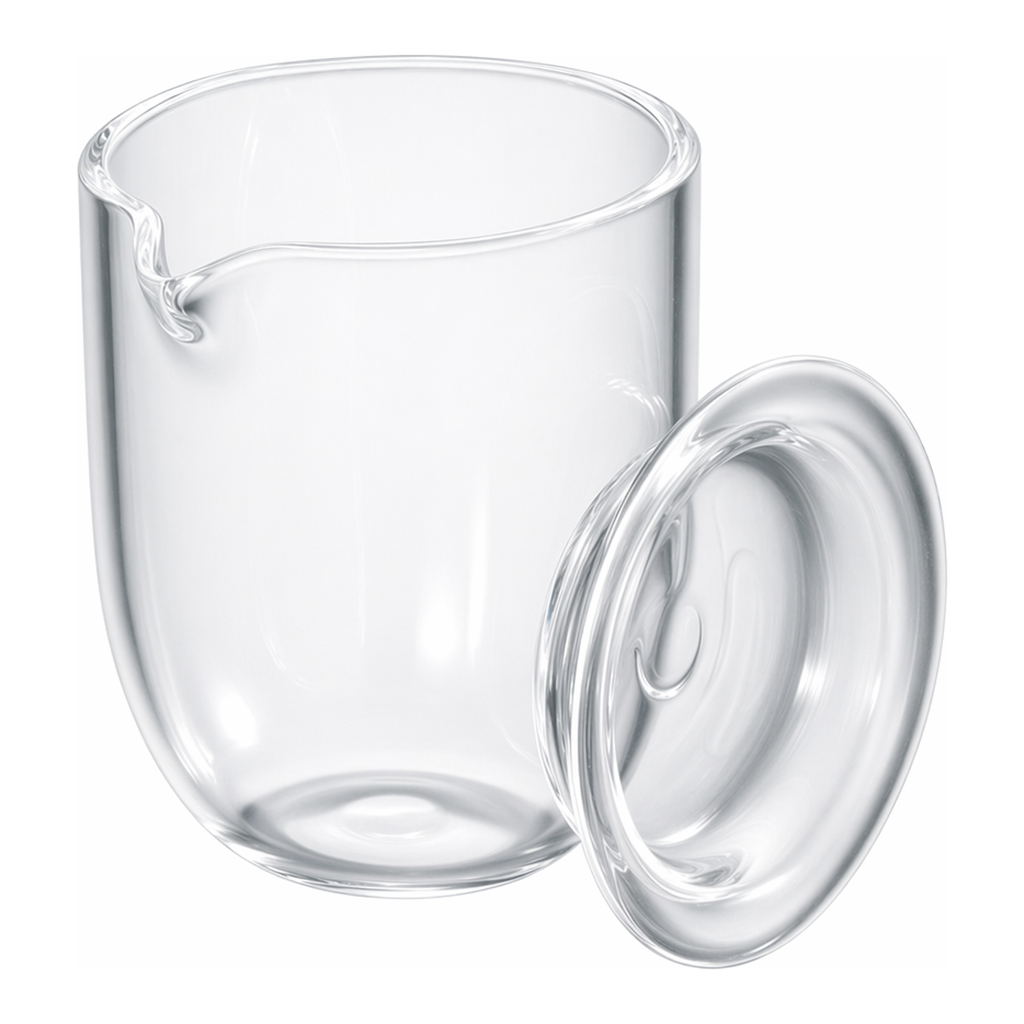 AS ONE Quartz Crucible (Platinum Crucible Type, with Lid), 석영 도가니(백금형·뚜껑부속)