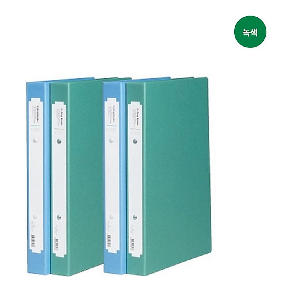 OFFICENEX 문화 2공O링수입지바인더(A4/B341-7/3cm/공간격7cm/녹색)
