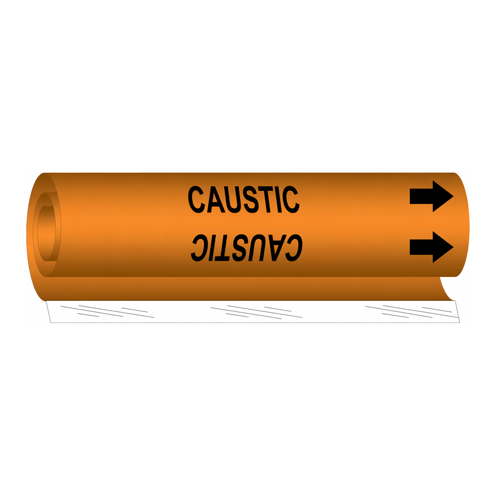 Brady CAUSTIC High Performance Pipe Marker