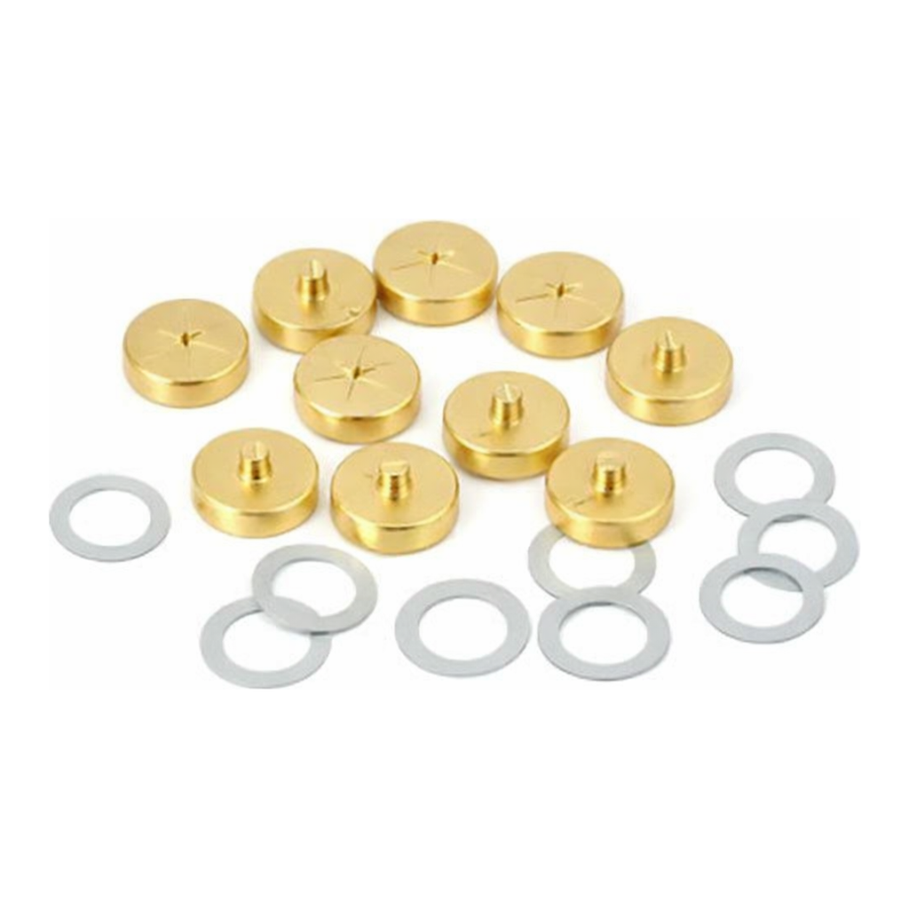 Restek Inlet Seals, 0.8mm Gold Plated Cross Disk Pack of 10 for HP GCs