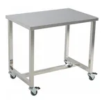Mobile Stainless Steel Cart Bench 이동식 테이블
