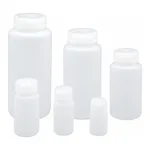AS ONE Wide Mouth Reagent Bottle (HDPE), White, HDPE 광구 시약병 (백색)