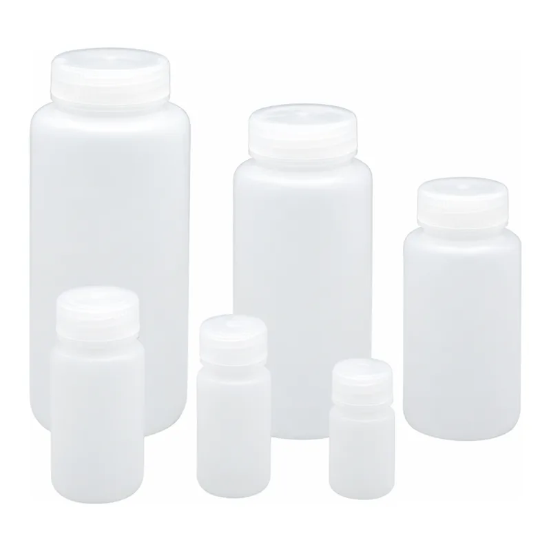AS ONE Wide Mouth Reagent Bottle (HDPE), White, HDPE 광구 시약병 (백색)