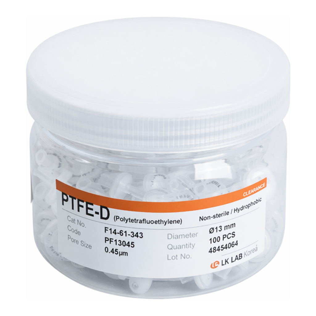PTFE Syringe Filter PTFE 소수성 시린지 필터