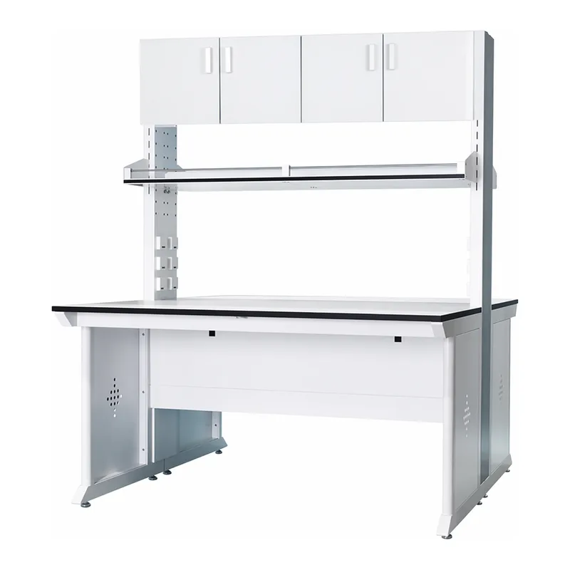 Modular Laboratory Center Table 모듈식 중앙 실험대, 상부장 선반형