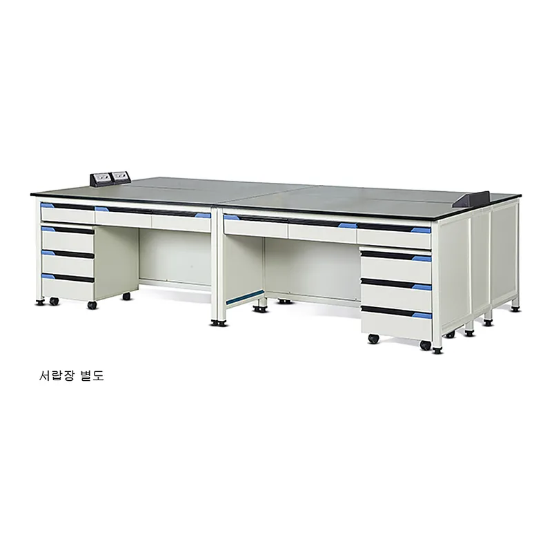 Frame-type Laboratory Center Table 프레임형 중앙 실험대, 콘센트형