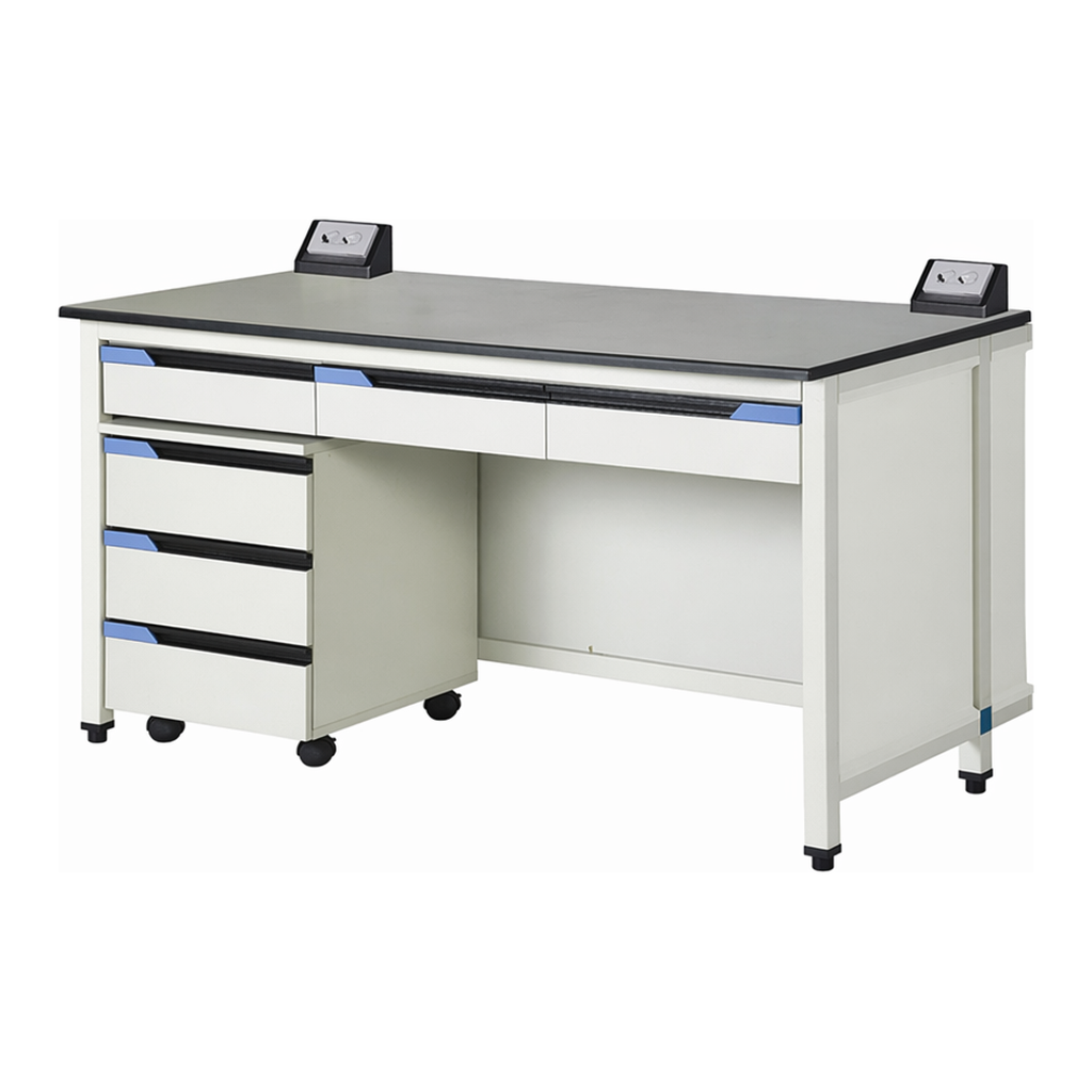 Frame-type Laboratory Side Table 프레임형 벽면 실험대, 콘센트형