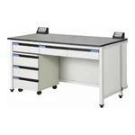 Frame-type Laboratory Side Table 프레임형 벽면 실험대, 콘센트형