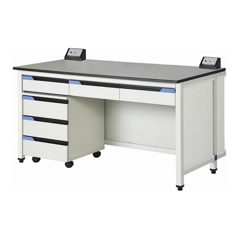 Frame-type Laboratory Side Table 프레임형 벽면 실험대, 콘센트형