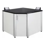 Frame-type Laboratory Corner Table 프레임형 코너 실험대, 콘센형