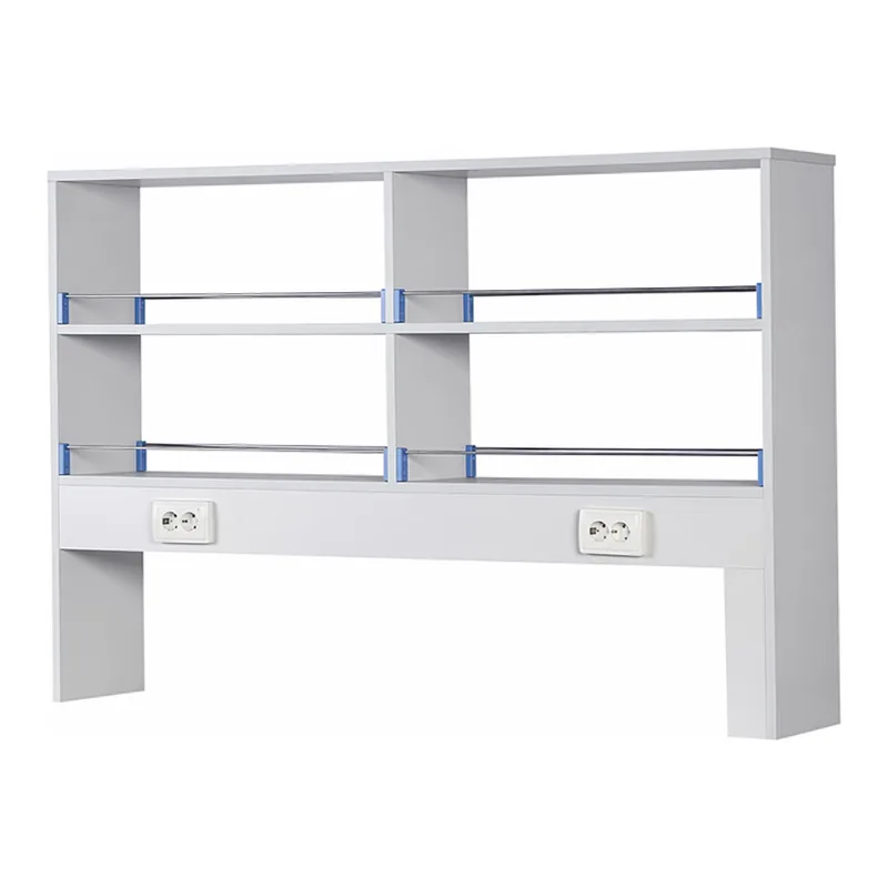 Shelf for Frame-type Laboratory Center Table 프레임형 중앙실험대용 시약대, 목재형 2단 선반