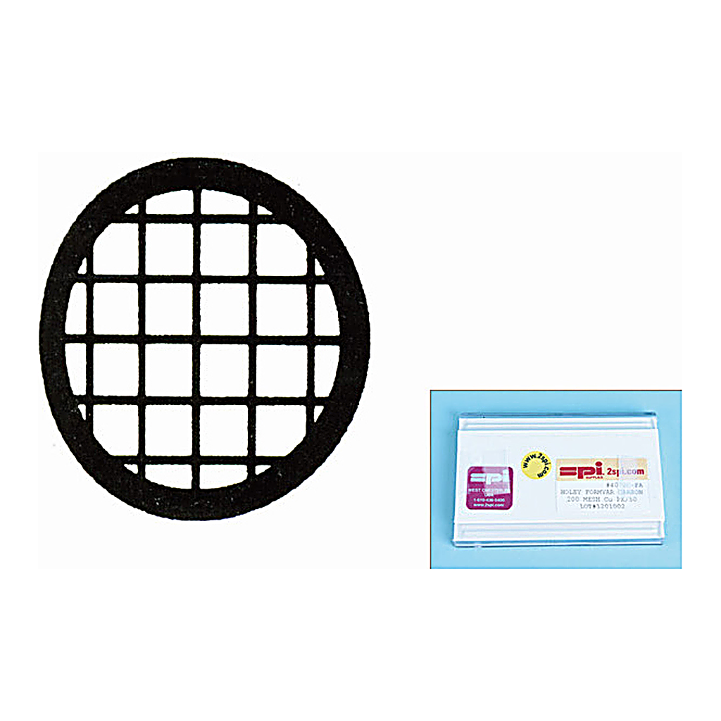 Lacey Formvar Carbon Coated Spuare Grid 레이시 포름바르 카본 코팅 스퀘어 그리드