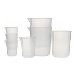 Merck Azlon Tapered Beakers with Moulded Graduations