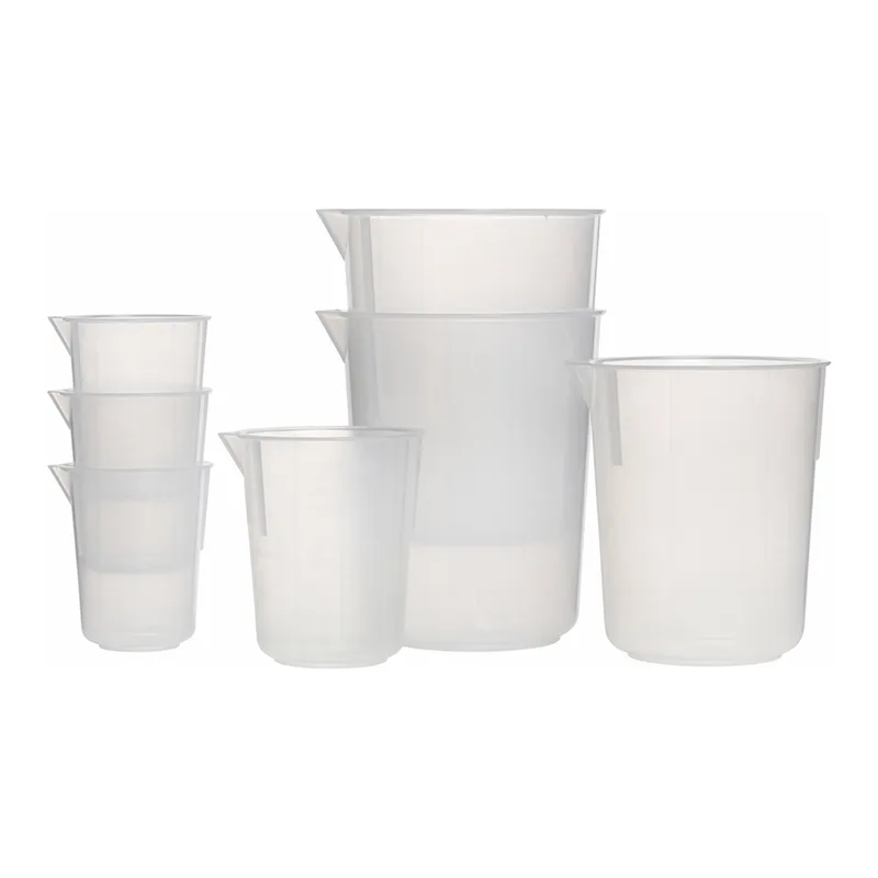 Merck Azlon Tapered Beakers with Moulded Graduations