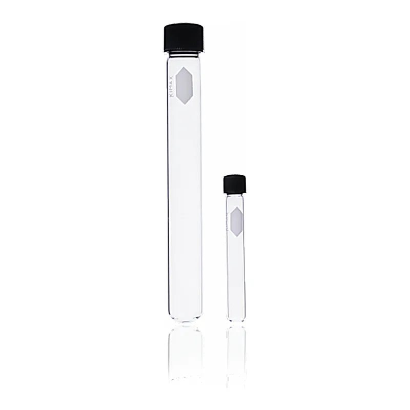 Reusable Screw Thread Culture Tube with Cap, Kimble 스크류 캡 컬쳐 튜브