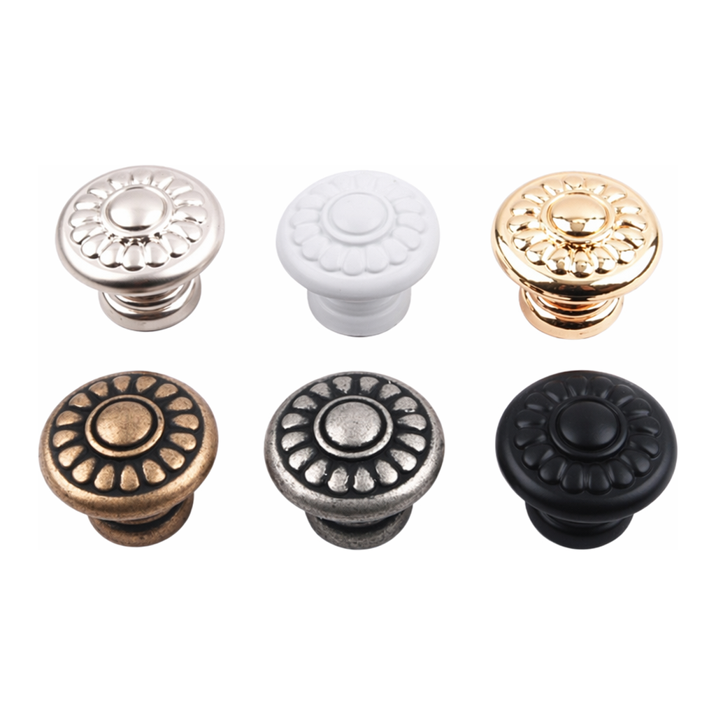 OFFICENEX [업체직송상품](CH)1구손잡이(국화/꼭지/흑색/대/23*16mm)