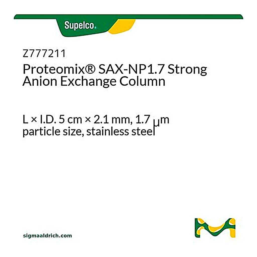 Merck Proteomix(R) SAX-NP1.7 Strong Anion Exchange Column