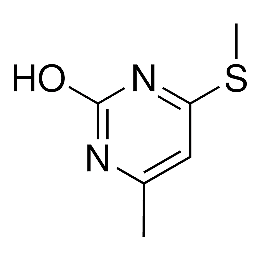 Merck 2-HYDROXY-4-METHYL-6-(METHYLTHIO-