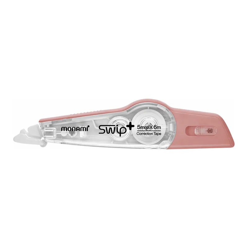 OFFICENEX 모나미 리필형 수정테이프 SWIP+ (코랄)