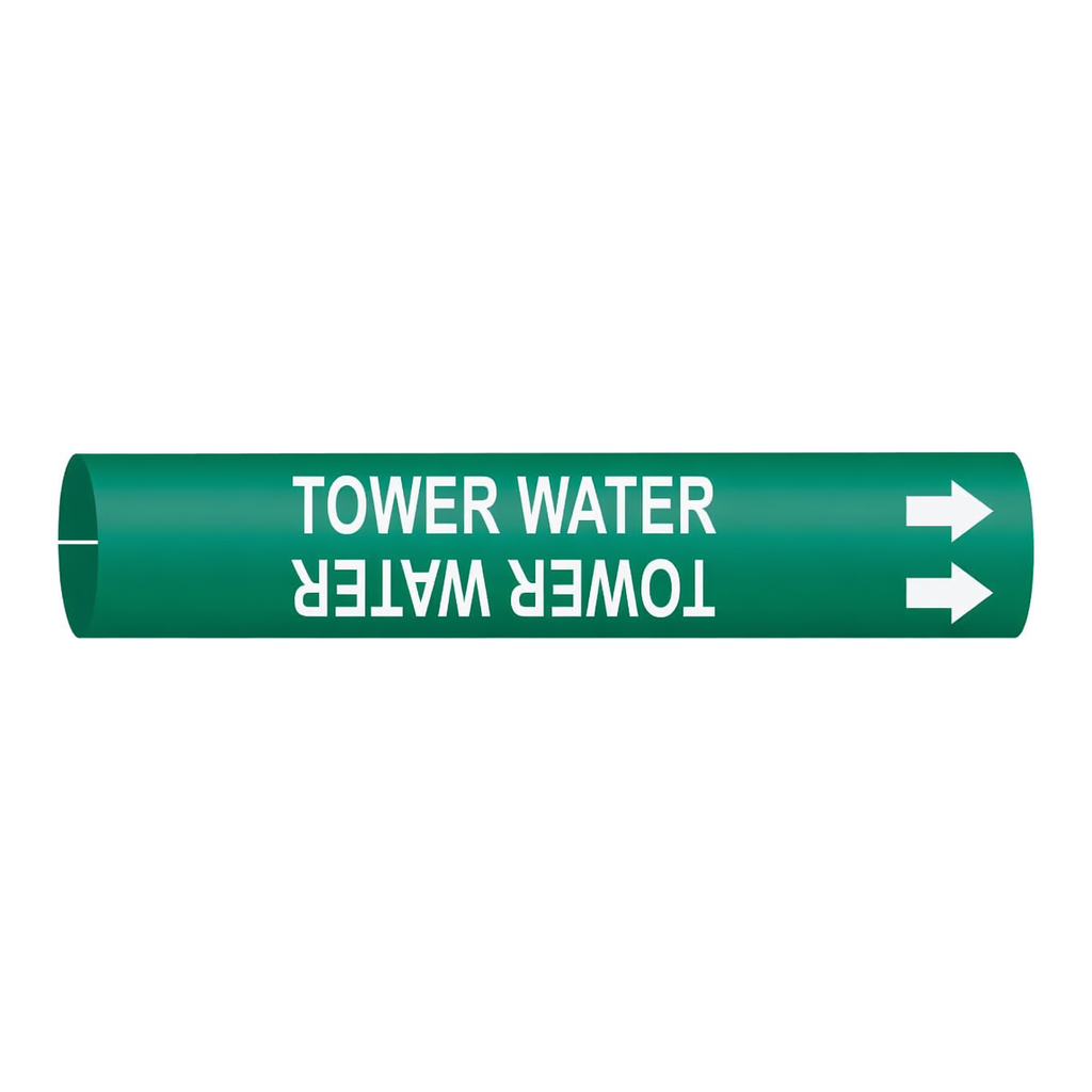 Brady TOWER WATER Snap-On Pipe Marker