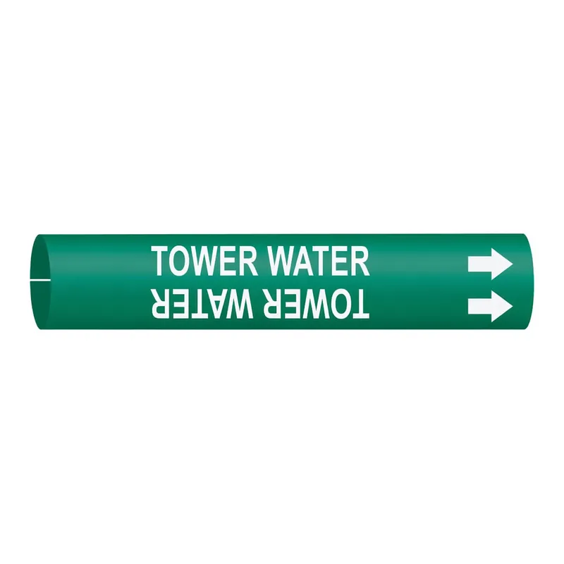 Brady TOWER WATER Snap-On Pipe Marker