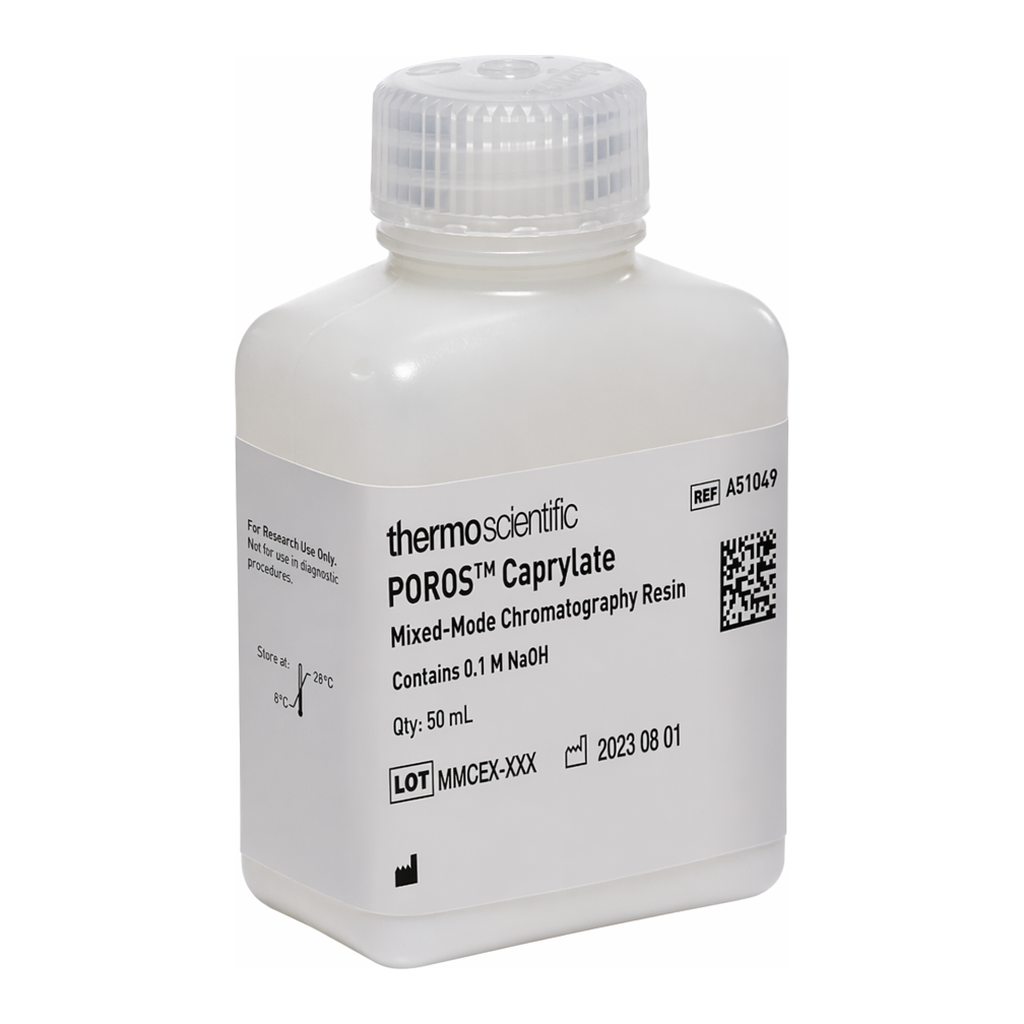 Thermo Fisher Scientific POROS Caprylate Mixed-Mode Cation Exchange Chromatography Resin, 50 mL