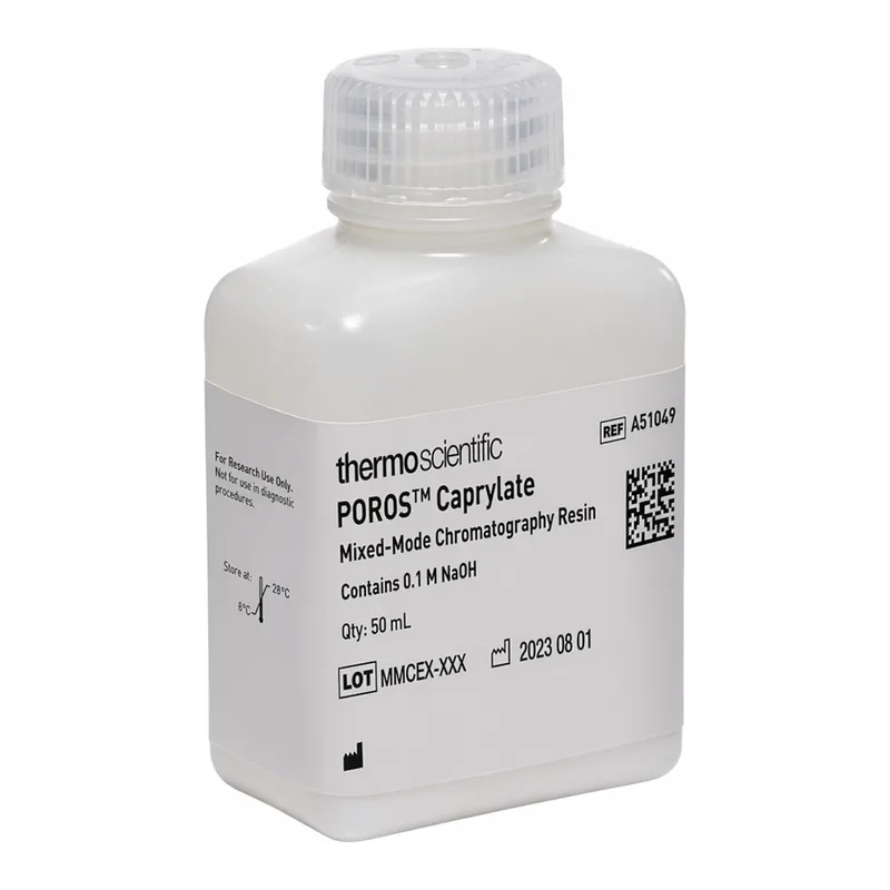 Thermo Fisher Scientific POROS Caprylate Mixed-Mode Cation Exchange Chromatography Resin, 50 mL