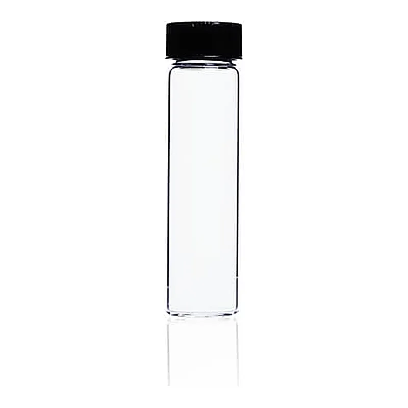 Thermo Fisher Scientific Kimble Sample Vials with Black Phenolic Caps and Polyvinyl-faced Pulp Liners