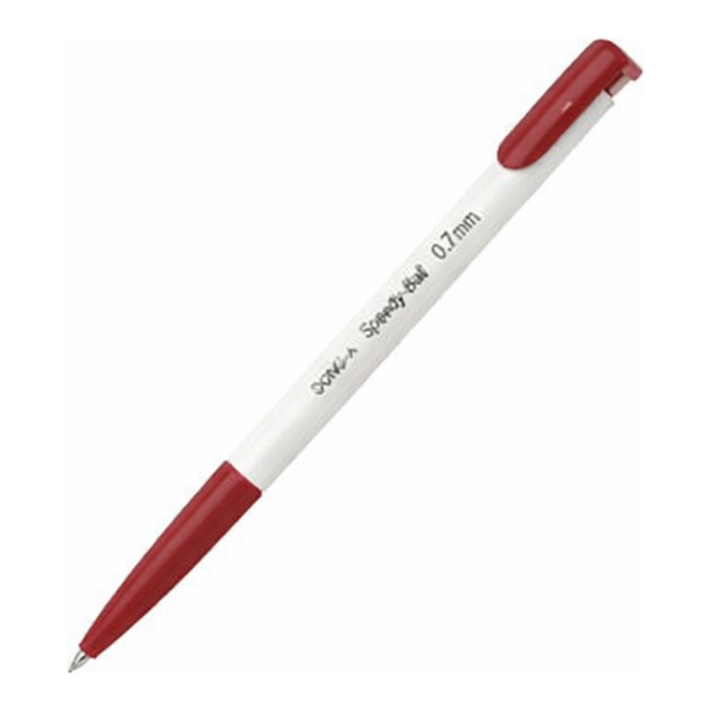 OFFICENEX 동아 스피디볼 (적색/0.7mm/24EA)