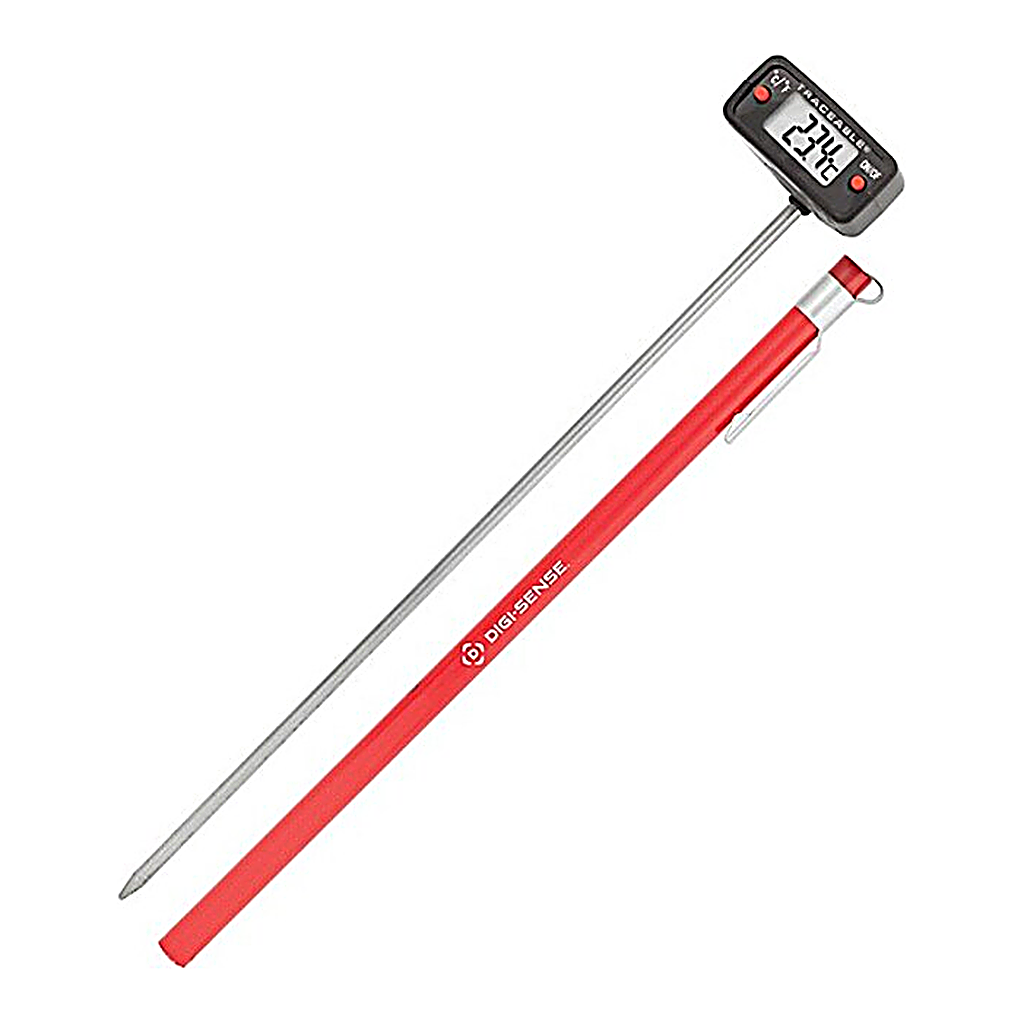 Thermo Fisher Scientific Digi-Sense Calibrated Rotating Display Pocket Thermometer, -50-280°C/-58-536°F