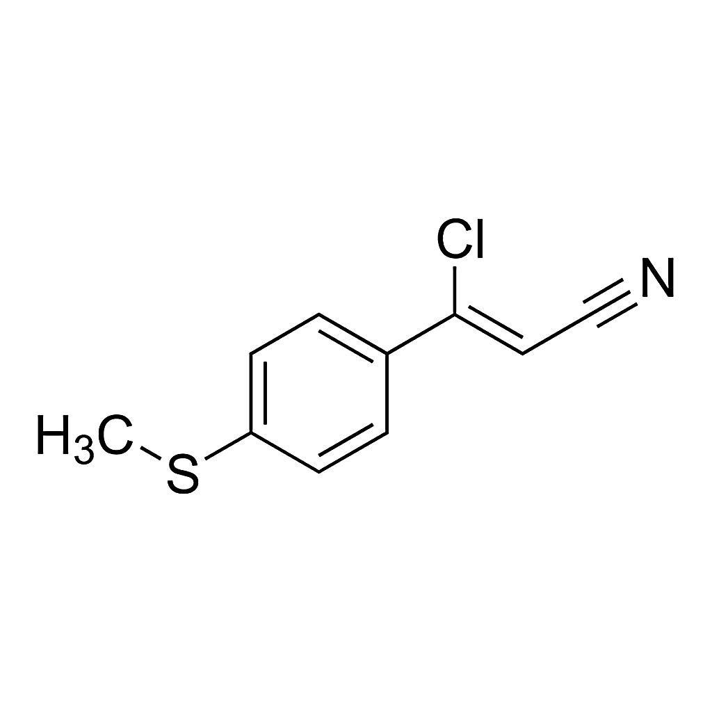 Merck (Z)-3-Chloro-3-(4-(methylthio)phenyl)acrylonitrile
