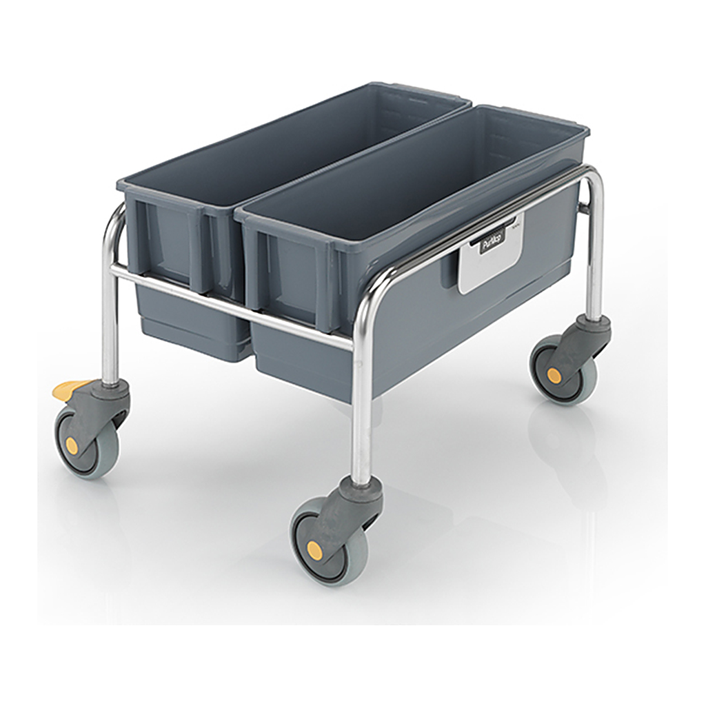 GO 200 Compact cleanroom cleaning trolley