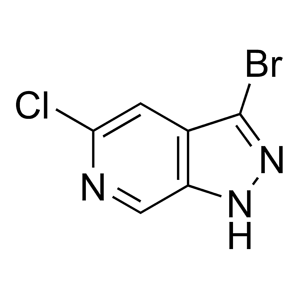 Merck 3-Bromo-5-chloro-1H-pyrazolo[3,4-c]pyridine