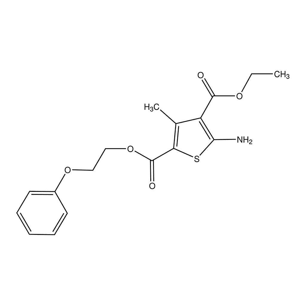 Merck 4-Ethyl 2-(2-phenoxyethyl) 5-amino-3-methylthiophene-2,4-dicarboxylate