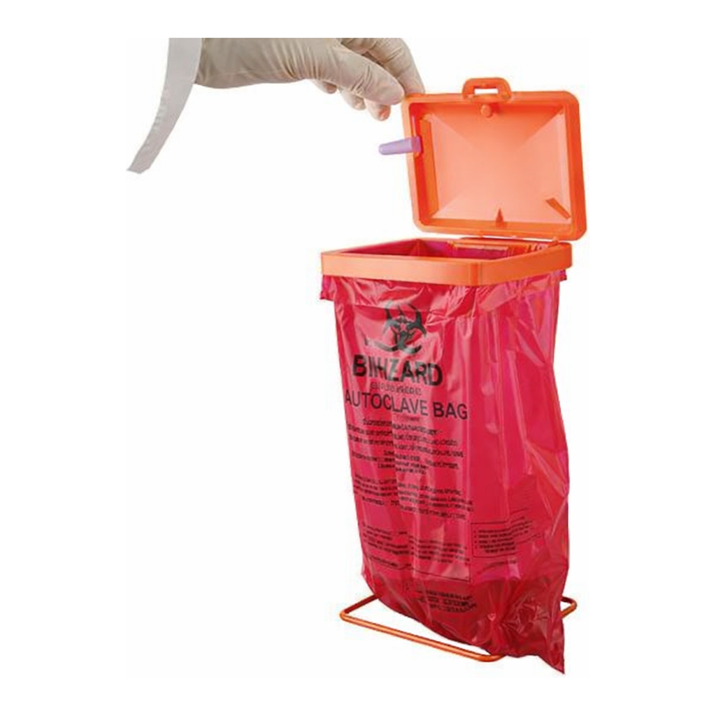 AS ONE Biohazard Bag·Holder (for Desk-Top), 바이오해저드 백(탁상용)