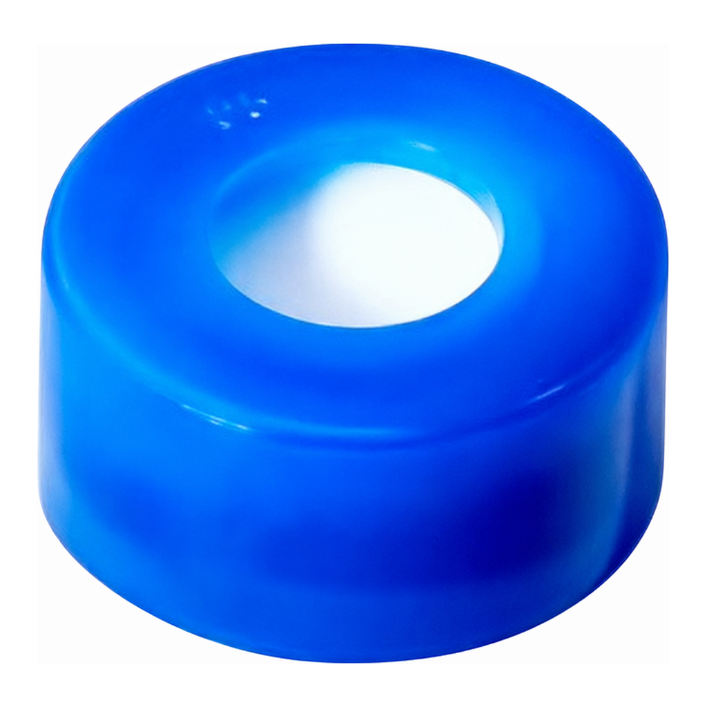 Waters Blue, 12 x 32 mm Snap Neck Cap and PTFE/Silicone Septum, 100/pk