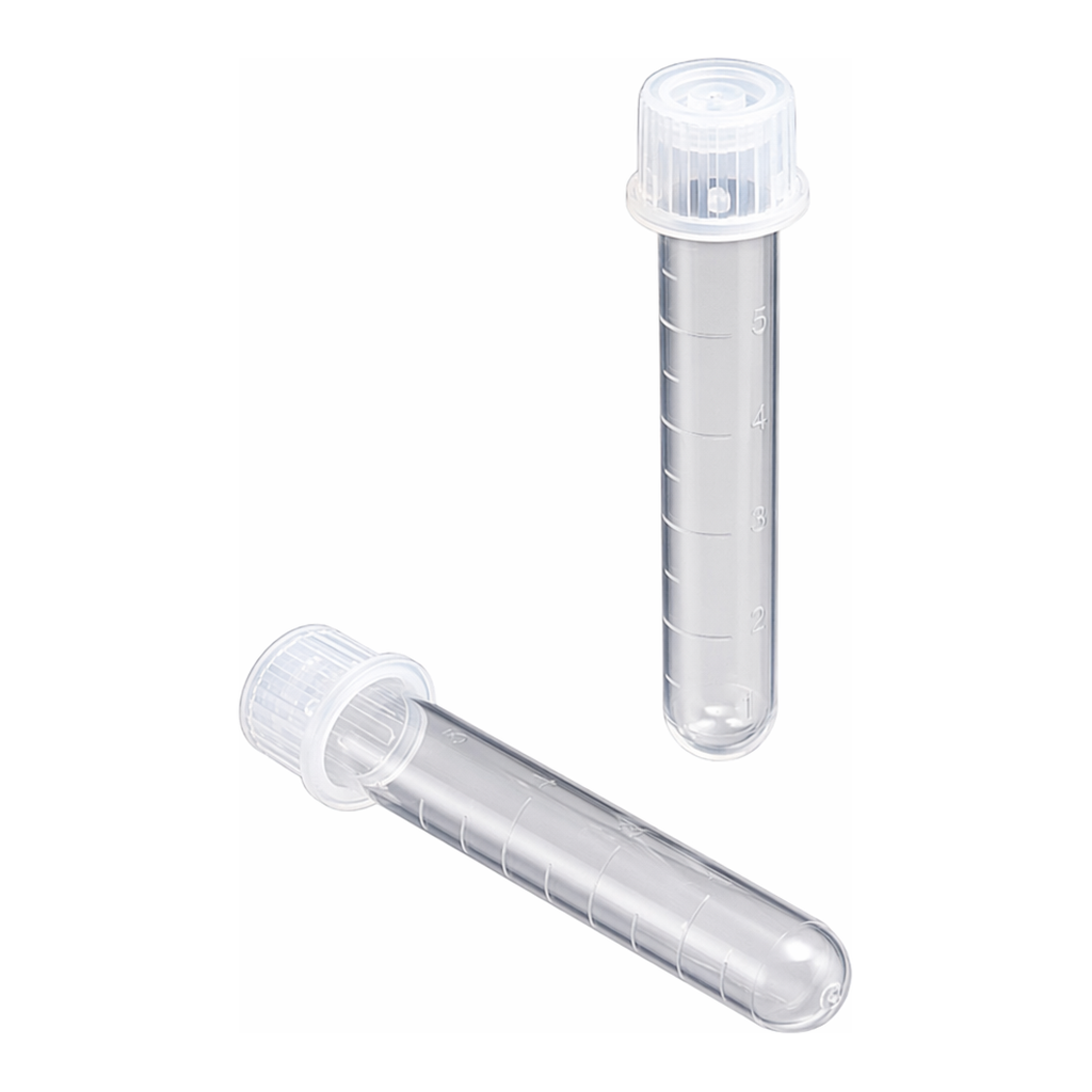 AS ONE Sterile PS Tube with Cap, 멸균 플라스틱 튜브(PS)