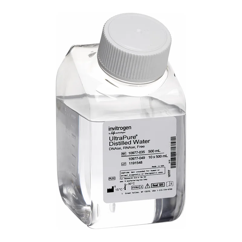 Thermo Fisher Scientific UltraPure DNase/RNase-Free Distilled Water, 500 mL