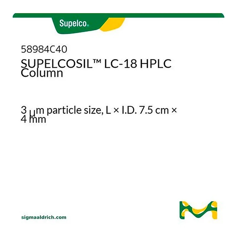 Merck SUPELCOSIL(TM) LC-18 HPLC Column
