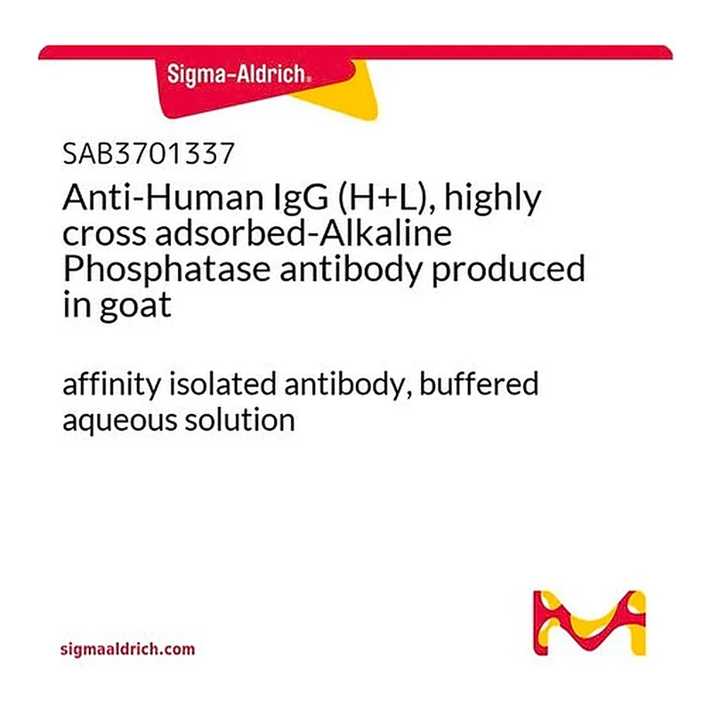 Merck Anti-Human IgG (H+L), highly cross adsorbed-Alkaline Phosphatase antibody produced in goat