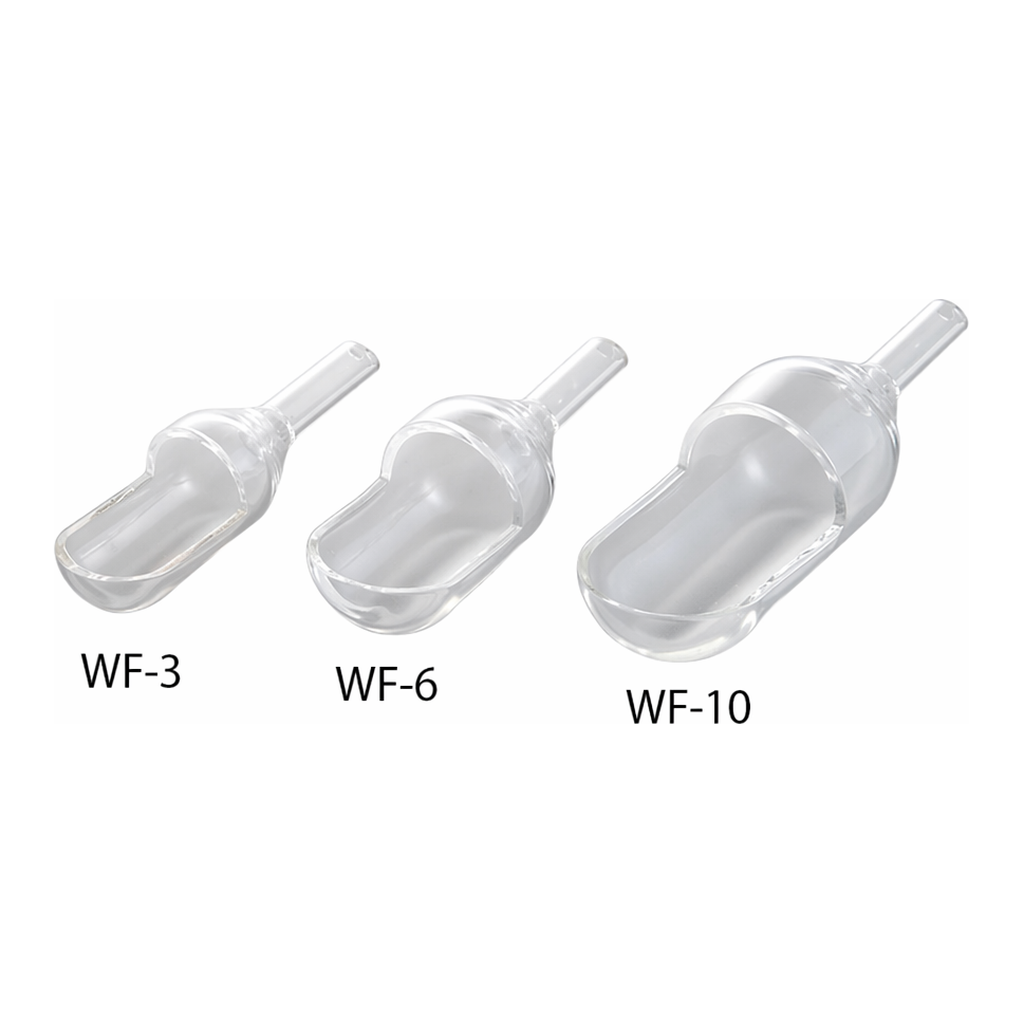 AS ONE Glass Scoop Funnel, 유리제 스쿠프 깔때기
